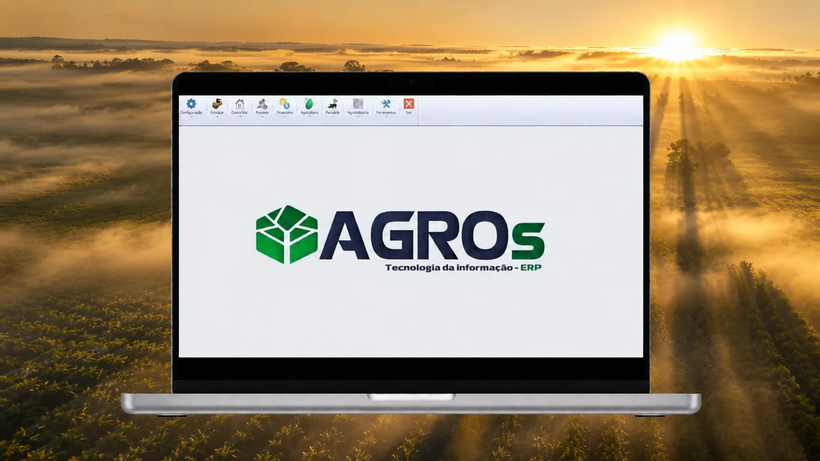 Interface do AGROs ERP